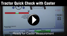 Tractor Quick Check With Caster